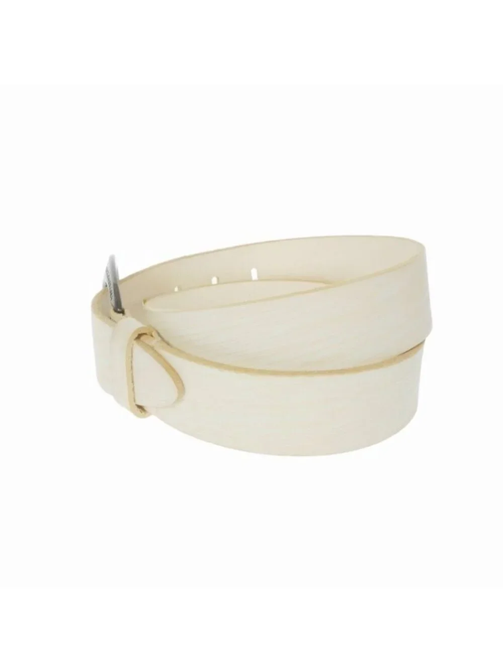Dolce & Gabbana Leather Buckle Belt White 85